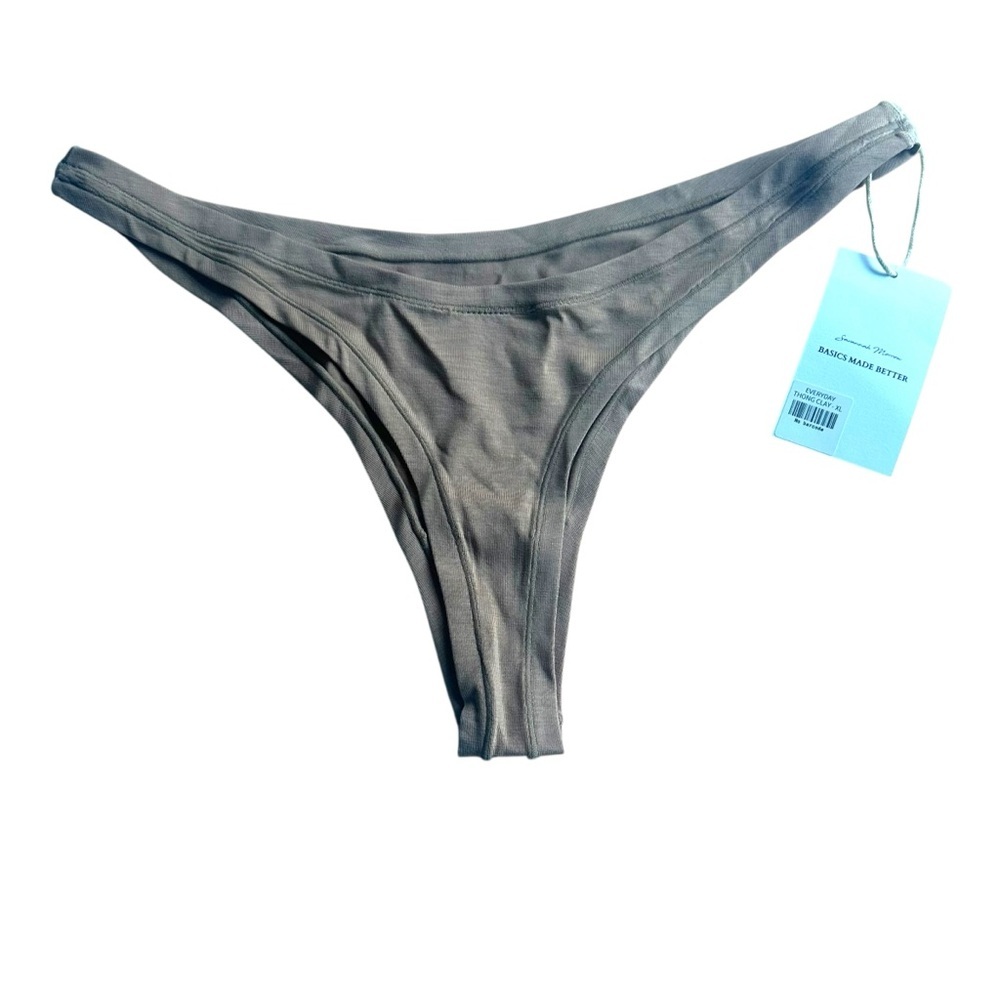 Savannah Morrow Women's Everyday Thong in Clay‎ Size XL NWT
